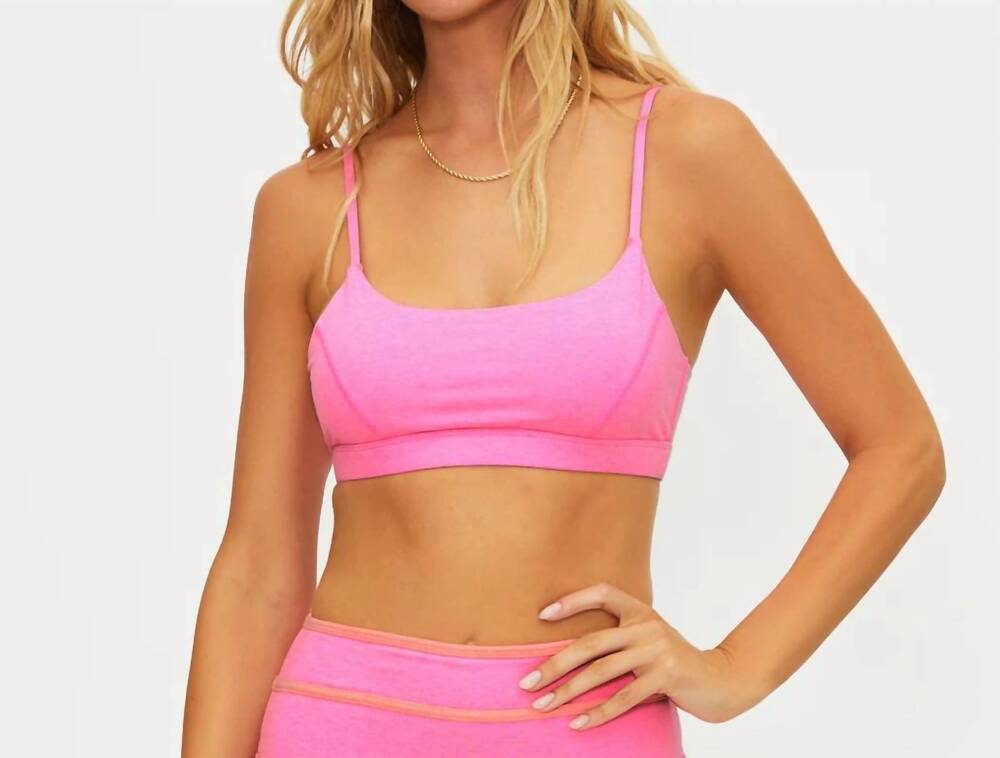 NEW BEACH RIOT sara top in shoreline pink